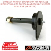 OUTBACK ARMOUR SUSP KIT REAR ADJ BYPASS TRAIL FITS TOYOTA LC 79S DC (V8 2012+)